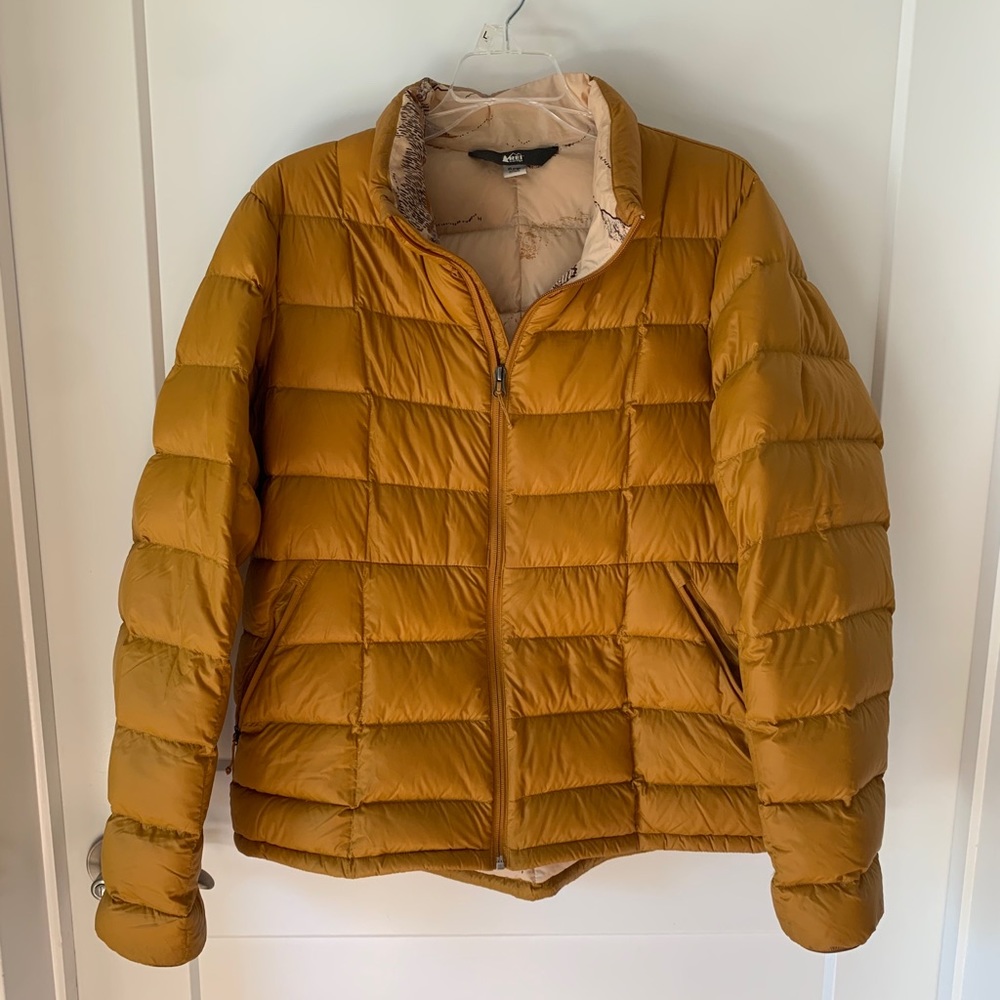 REI down puffer jacket